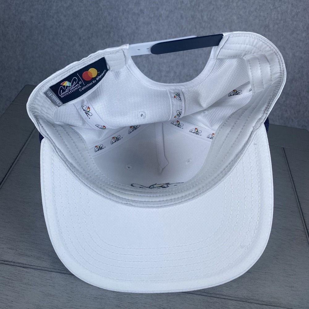 Ahead Arnold Palmer Invitational Hat Mens Snapback White Rope Golf Cap - Picture 7 of 11